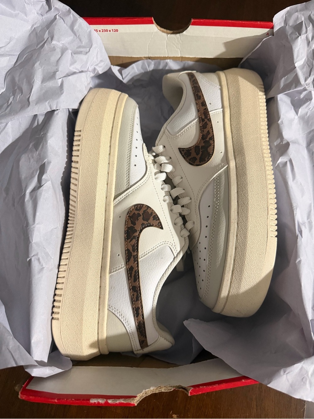 Nike Women's White Platform Sneakers